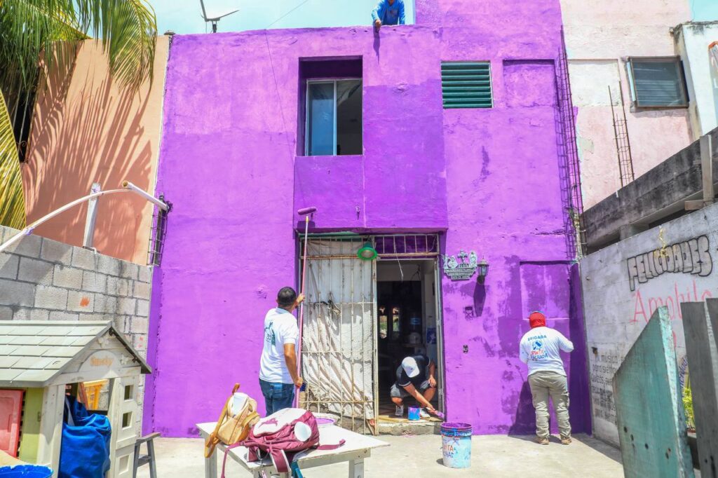 "Pinta tu Fachada” renueva 500 viviendas en Solidaridad