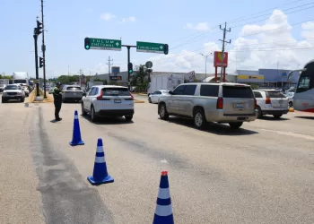 ambios en la Circulación Vial en Boulevard Playa del Carmen