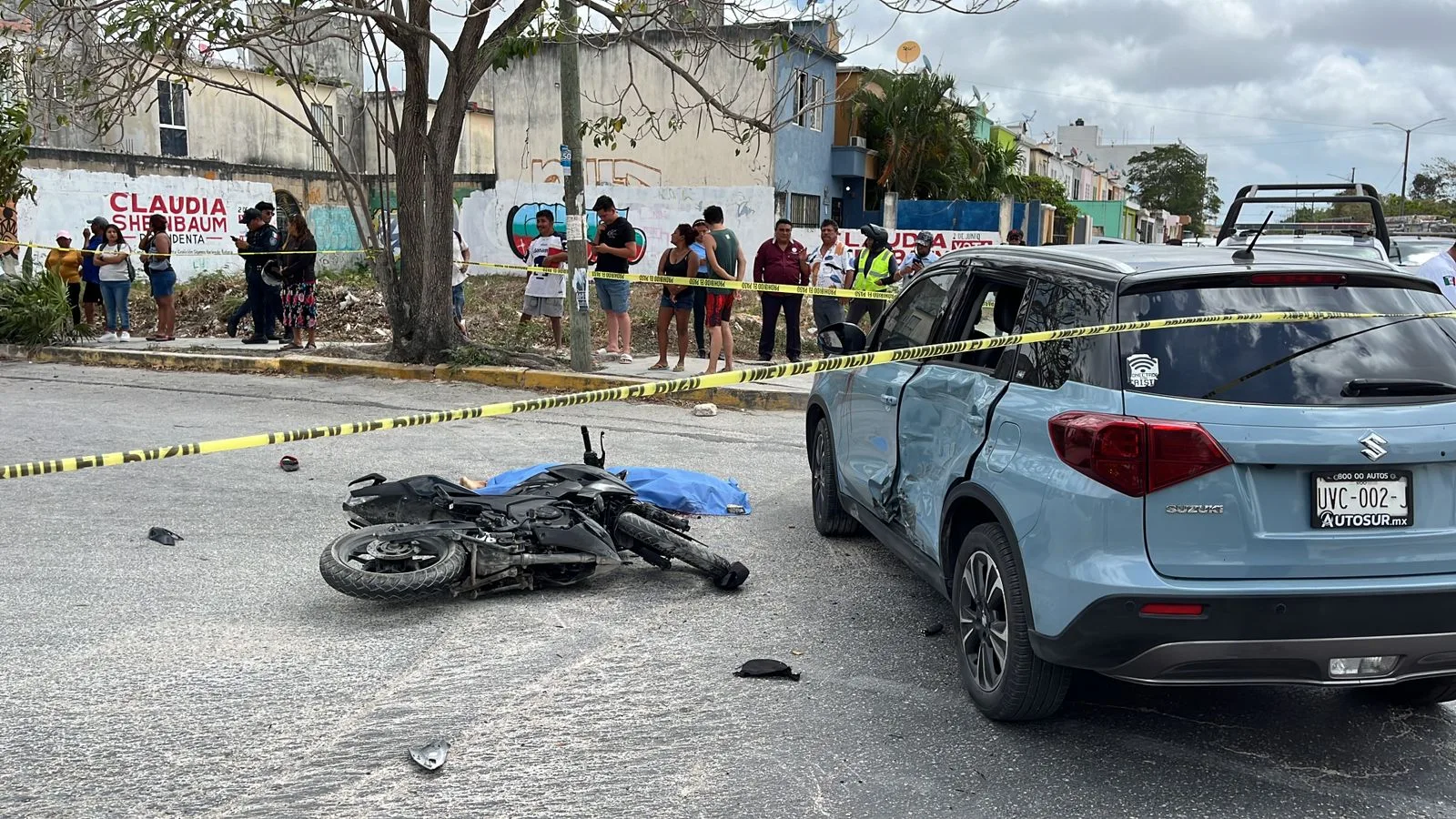 Trágico desenlace de motociclista en Haciendas del Caribe