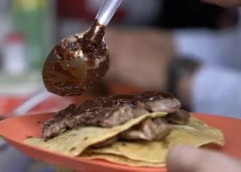 Taco "Gaonera" con la estrella Michelin