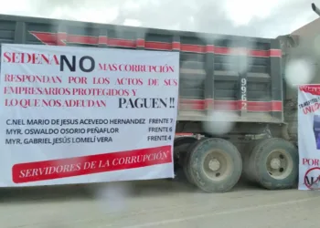 Sedena niega adeudo con transportistas del Tren Maya y llama a la conciliación