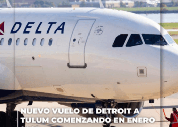 Fortaleciendo la conectividad en Quintana Roo, Tulum se conecta con Detroit