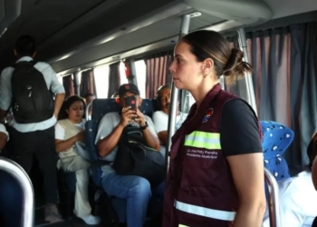 Supervisa Ana Paty cumplimiento de tarifa del servicio de transporte público