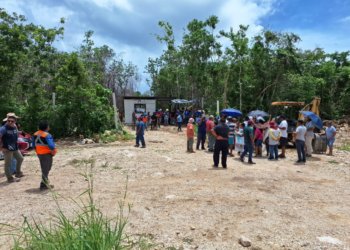 Intento de invasión en terrenos estatales y particulares de Playa del Carmen