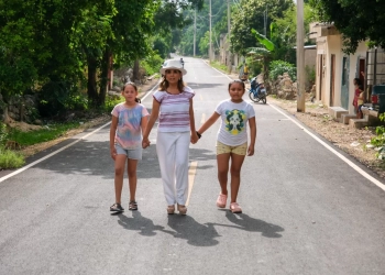 Mara Lezama: Inversión en vialidades de Tihosuco promueve justicia social