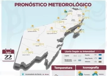 Clima en Quintana Roo: Calor intenso y chubascos para Hoy