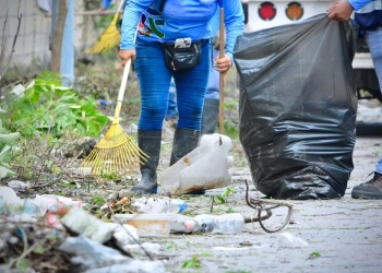 Eficiente recoja de basura mantiene limpio a Solidaridad