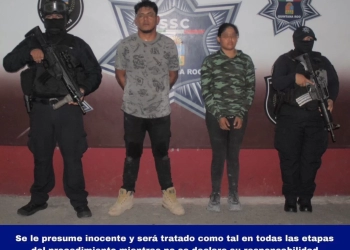 Capturan a pareja señalada por cobro de “derecho de piso” en Cancún