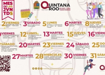 Anuncia IQJ su calendario de actividades para el Mes de las Juventudes