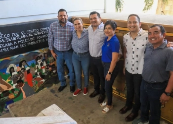 Cumple Lili Campos en Misión del Carmen entregando un nuevo domo escolar