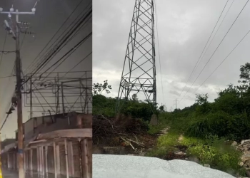 CFE restablece un 19% de usuarios afectados en Q.Roo por Ciclón “Helene”