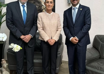 Claudia Sheinbaum se reúne con Miguel Ángel Yunes Márquez tras su voto a favor de la reforma judicial