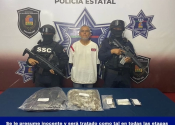 Detienen a presunto narcomenudista en Cancún