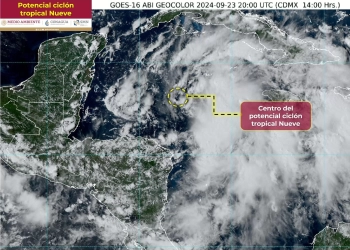 Potencial ciclón tropical número 9 podría convertirse en huracán categoría 1