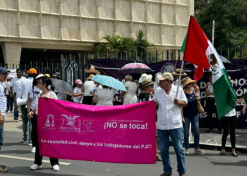 Suprema Corte de justicia mantiene protesta contra Reforma Judicial