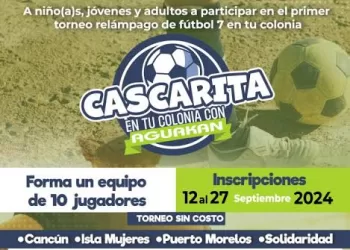 ¡Aguakan lanza el torneo de fútbol relámpago “Cascarita en tu colonia”!