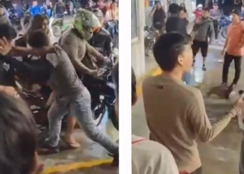 Violento ataque de motociclistas en gasolinera de Cancún