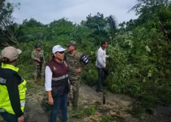 La Gobernadora en acción tras la Tormenta Tropical “Nadine”