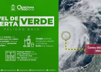 Tormenta tropical ‘Milton’ se intensifica a alerta verde en Quintana Roo