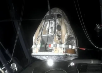 Tripulación Crew-8 de SpaceX regresa a la tierra tras ocho meses en el espacio