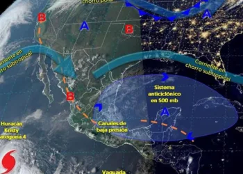 Lluvias fuertes y calor extremo para este Jueves en México