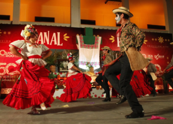 Espectacular cierre del Janal Pixan en Solidaridad