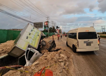 Aparatoso accidente de alta velocidad  en Bulevar Colosio
