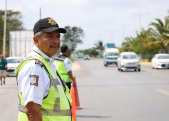 Operativo vial en Cancún por festividades guadalupanas