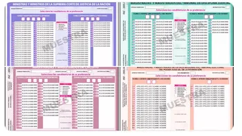 INE aprueba boletas para elección del Poder Judicial: así serán