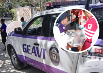 Rescatan a bebé recién nacido abandonado en un parque de la Supermanzana 308