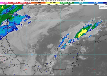 ¡Lluvias y frío! Frente frío 23 llega a Cancún