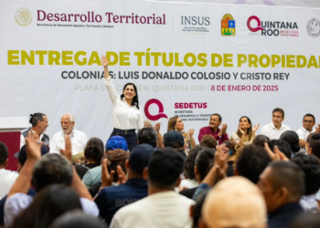 Solidaridad avanza en justicia social: entregan 488 títulos de propiedad en las colonias Colosio y Cristo Rey