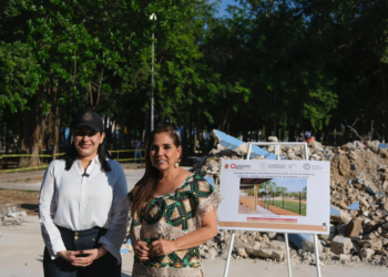 Presentan proyecto de rehabilitación para el segundo parque de Villas del Sol en Playa del Carmen
