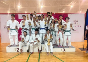 Judo quintanarroense destaca con 21 medallas en Mérida
