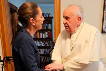 Sheinbaum desea pronta recuperación al papa Francisco