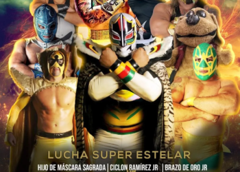 Lucha libre en la Arena Colonos: acción y estrellas en el ring