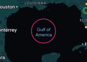 Controversia por el cambio de nombre del Golfo de México a "Golfo de América" en Google Maps