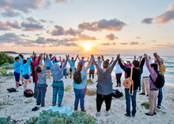 Meditación y restauración en Punta Sur con la FPMC