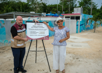 Mara Lezama anuncia rehabilitación del sistema de agua potable