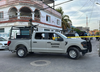 Autoridades de seguridad realizan cateo en supermanzana 66