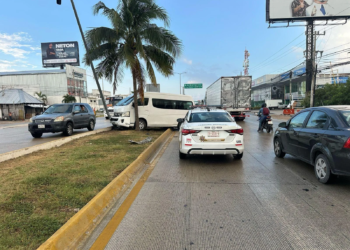 Lluvia y velocidad causan accidentes en bulevar Luis Donaldo Colosio