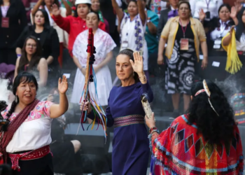 Sheinbaum encabeza su primer Día Internacional de la Mujer en Palacio Nacional
