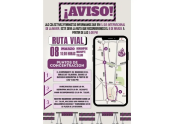 Vías que estarán cerradas por el Día Internacional de la Mujer en Cancún