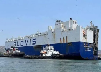 Buque transporta autos Hyundai desde Coatzacoalcos a EE.UU.