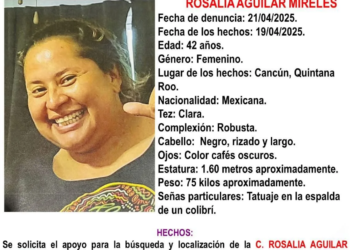 Buscan a periodista Rosalía Aguilar Mireles desaparecida en Cancún