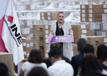 INE inicia distribución de boletas para elección judicial