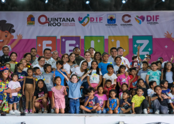 Mara Lezama celebra el Día del Niño con 3 mil asistentes en Cozumel