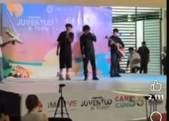 Promueven violencia con “corridos tumbados” en  celebración oficial de Cancún