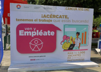 Cancún impulsa empleo formal con feria laboral "Ven y Empléate Rosa"