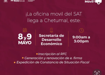 Oficina Móvil del SAT llega a Chetumal